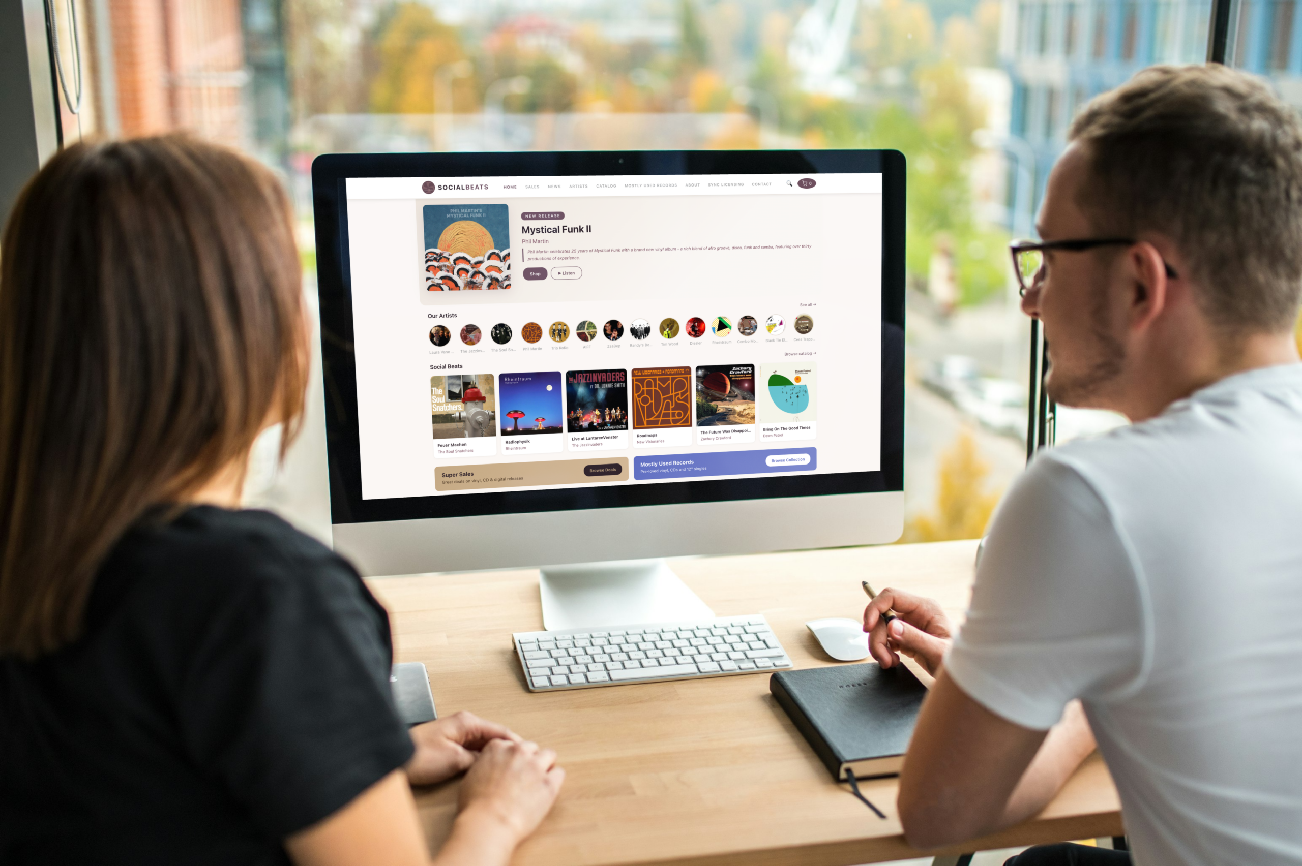 Social Beats and Sheephead Records new website